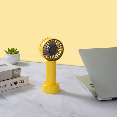 3 Wind 4W Mini Portable Hand Portable Fan 1200mAh Mini Desktop Fan USB