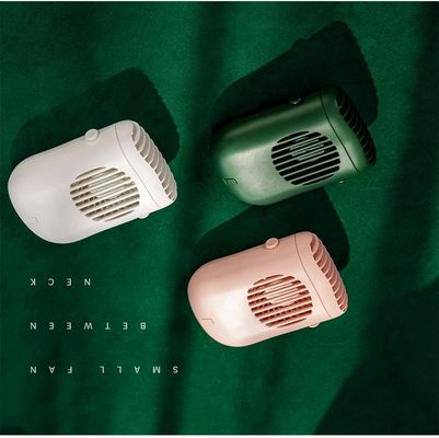 مروحة قلادة 1200 مللي أمبير بطارية محمولة USB مروحة صغيرة يمكن ارتداؤها بدون أوراق معلقة عنق مروحة