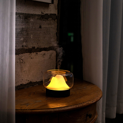 Atomization Aroma Oil Diffuser 30mL / H 400ml ملون LED ضوء الليل بالموجات فوق الصوتية