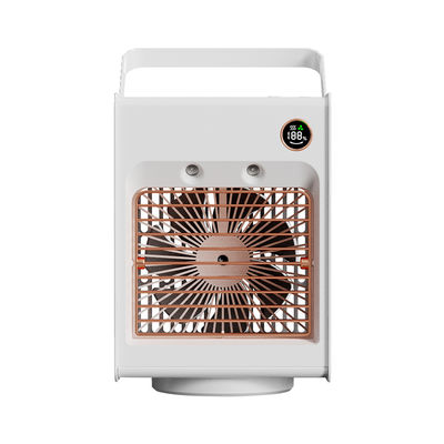 جودة  Rechargeable USB Air Cooler Fan 4000mAh Battery Nano Ice Mist Fan مصنع