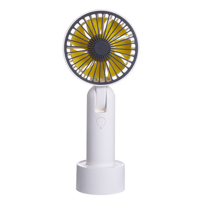 جودة  1200mAh Mini Portable Handheld Fan Rechargeable 3 Speed Handheld Mini Electric Fan مصنع