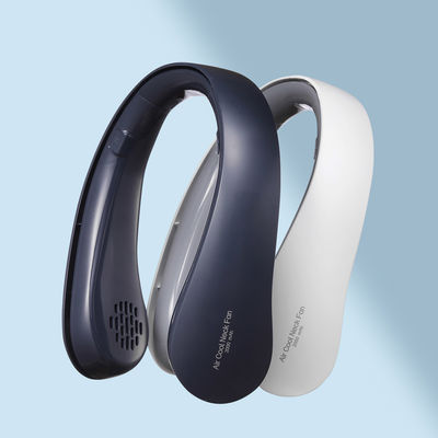 جودة  Necklace Portable USB Fan White 2000mAh ABS Silicone Mini Air Conditioner مصنع