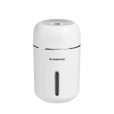 جودة  Car USB 280ml Ultrasonic Air Humidifier With Warm Lights H2o Cool Mist Maker مصنع