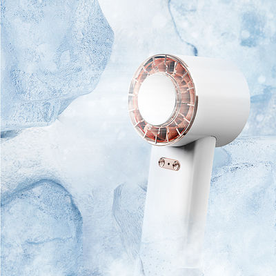 مروحة صغيرة محمولة USB قابلة للشحن 2200 مللي أمبير بطارية USB مروحة تبريد الثلج