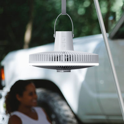 بطارية 10000mAh قابلة للشحن مروحة طاولة 12 بوصة فانوس LED خيمة ضوء مروحة