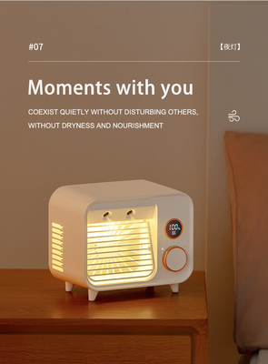 DC5V Mini Air Conditioner Fan Usb Cooler 2000mAh 250ml Water Tank Mist محمول باليد