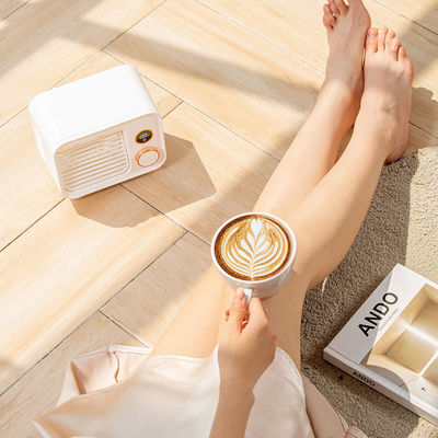 2000mAh مروحة مبرد هواء محمولة مع ضوء ليلي دافئ