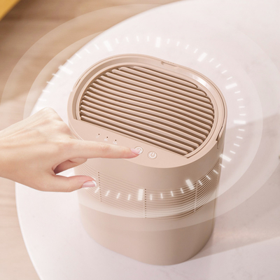 True HEPA Filtration مزيل الرطوبة للغرفة الصغيرة سعة 1 لتر لإغلاق المنزل تلقائيًا