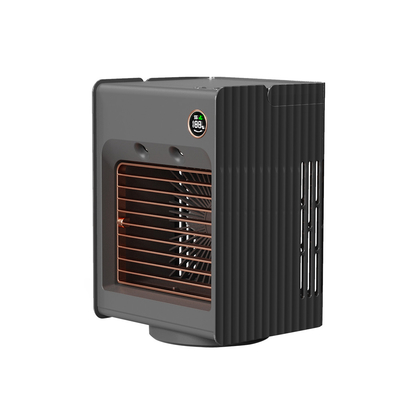 ABS PCB Personal Air Cooler 4000mAh Battery 3 Speed ​​LED Light Spray