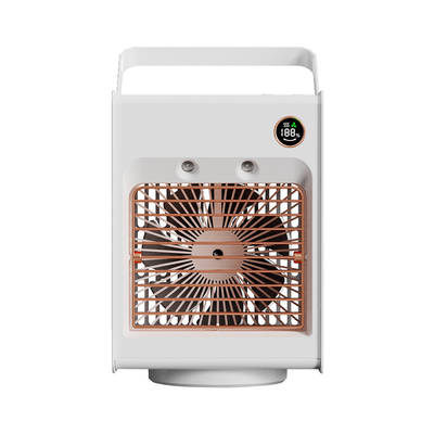 قابلة للشحن USB مروحة تبريد الهواء 4000 مللي أمبير بطارية Nano Ice Mist Fan