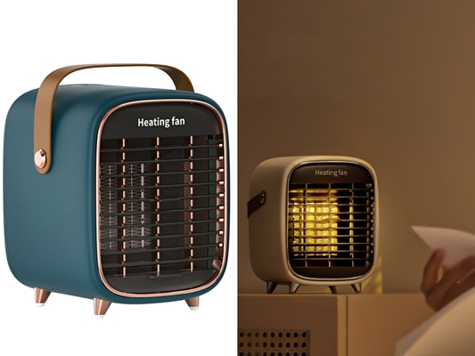 سخان مروحة كهربائي من السيليكون FCC 900W تسخين سريع Ptc Ceramic Portable Space