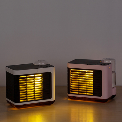 2000mAh بطارية قابلة للشحن مروحة طاولة F832 Negative Ion Portable Air Cooler Fan