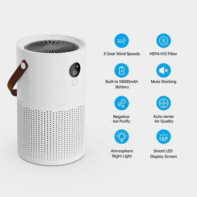 جهاز تنقية الهواء المنزلي المحمول 20m2 AP01 H12 Hepa Filter Purifier Office
