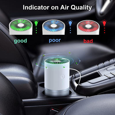 PM 2.5 منقي هواء سطح المكتب للسيارة HEPA Filter AP02 منظف هواء غرفة النوم